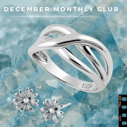 (Monthly Ring Club) Hearts & Vines Band Sterling Silver