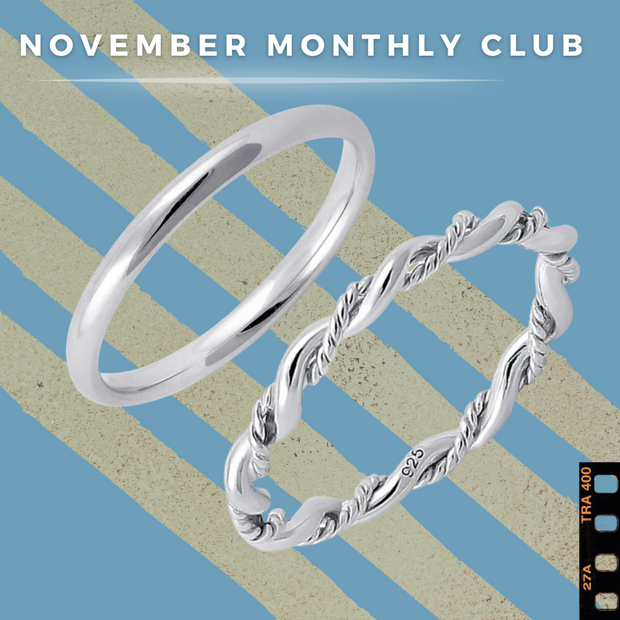 (Monthly Ring Club) Hearts & Vines Band Sterling Silver